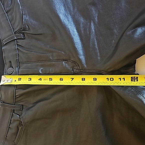 Social Standar by Sanctuary Women's Faux Leather Ankle Skinny Jeans Size 14 Blac - Picture 13 of 14